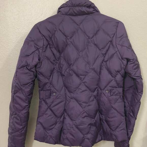 EDDIE BAUER Goose Down Puffer Jacket Quilted Purple - Picture 3 of 5